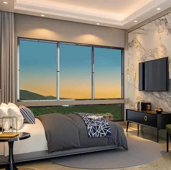 Runwal Master Bedroom